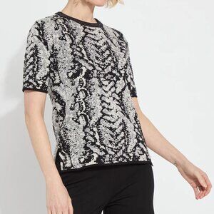 Preston Knit Short Sleeve Sweater - Lysse